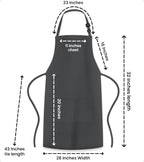 Adjustable Bib Apron 100% Polyester Kitchen Aprons Waterdrop Resistant Aprons - Image 7