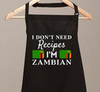 I Don't Need Recipes Novelty Chef Kitchen BBQ Apron Barber Chef Bib BBQ Kitchen - Image 2