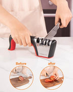 Brigii 4-in-1 Knife Sharpener, Kitchen Knife Accessories - Image 3
