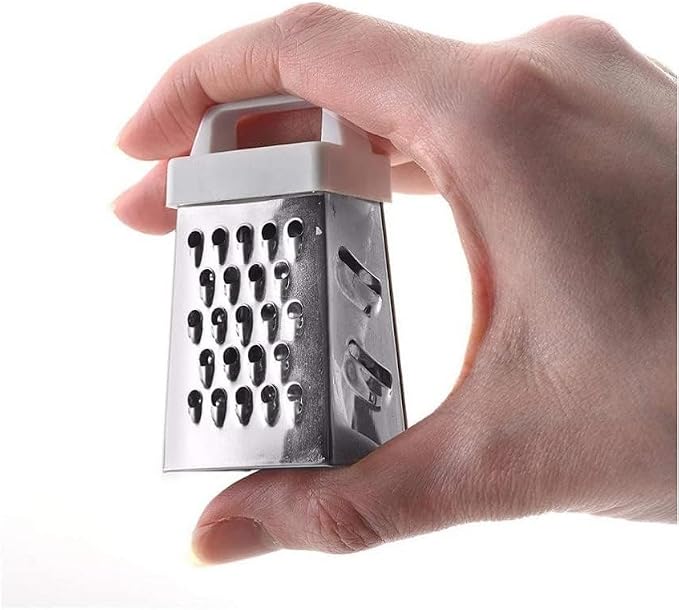 Mini Garlic Grater, Stainless Steel Cheese Ginger Vegetable Spices Small Grater - Image 6