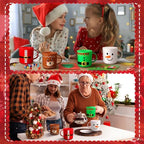 Yaomiao 24 Pcs Christmas Plastic Mugs Classic 7 oz Holiday Party Cups Set - Image 5