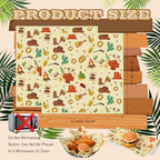 Marspark 100 Sheet Western Cowboy Wax Paper for Food Wrapping 12 x 12 Inch - Image 2