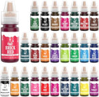 Riccle Food Coloring for Baking - 26 Bright Food Coloring Liquid Set for Cake decorations - 0.20 Fl. Oz (6 ml) / Bottle x 26 Food Dye for Icing, Christmas Cookie decorating Supplies Baking Supplies by Riccle