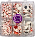 Sentovac Candy Eyeballs Bloody Red Eyes Edible Sugar Sprinkles Cookie Cake Cupcake Toppers Decorations Small Candy Eyes for Christmas Halloween Easter Cake Decorations Supplies by SentovacCakeSprinkles
