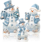 Suzile 3 Pcs Christmas Costal Snowman Table Decorations Winter Indoor Decor by Suzile
