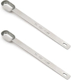 2PCS 1/2tsp Single Measuring Spoon, Stainless Steel Long Handle Individual by BERYLER