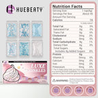 HUEBEATY 6-in-1 Edible Snowflake Sprinkles – Blue and White Winter Sprinkles for Cake Decorating, Cookies, Cupcakes & Baking | 6.36oz/180g | Frozen, Christmas, Holiday, and Winter Wonderland Decorations - Image 2