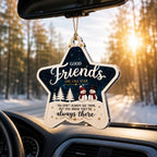 Best Friend Christmas Ornament, Friendship Ornament with Inspirational Quote, Friends Ornament for Christmas Tree, for Friends Women, Friendship Keepsake - Image 2