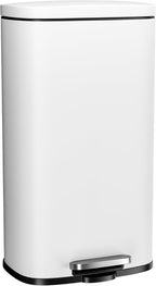 Arlopu13.2 Gallon Step Trash Can, Stainless Steel Garbage Bin, Soft-Close by Arlopu