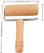 Stainless Steel & Beechwood Rolling Pin - Image 7