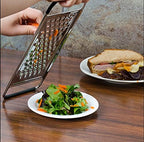 Metal Magery Stainless Steel Extra Course Handheld Non Slip Flat Grater Ideal - Image 3