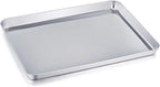 TeamFar Baking Sheet, Stainless Steel Baking Pan Cookie Sheet, Healthy & Non by TeamFar