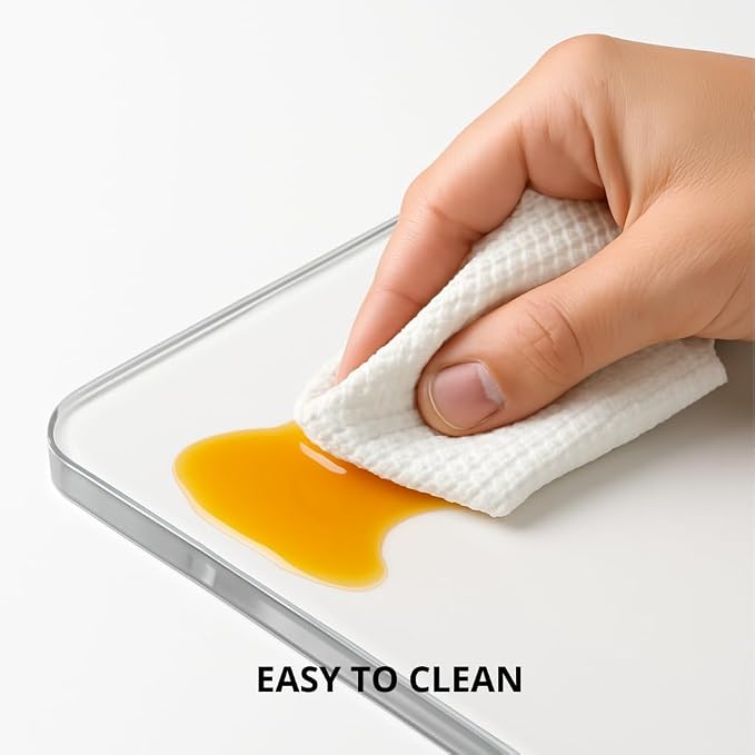 Acrylic Cutting Board with Counter Lip, Non-Slip Cutting Board - Image 7