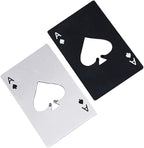 Ace Of Spades Bottle Opener Credit Card Size Pocker Cap Opener Portable by Airoads