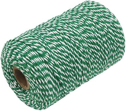 Tenn Well 656ft Green White Cotton Bakers Twine for Baking Crafts - Image 2