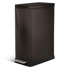 Home Zone Living 12 Gallon Slim Kitchen Trash Can by HomeZoneLiving
