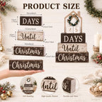 Christmas Countdown Decorations Indoor, Christmas Table Decor for Home - Image 4