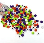 GEORLD 4 Colors Candy Eyeballs Eyes Cake Cupcake Toppers Halloween Cookie Dessert Sprinkles Decorations（Orange/Green/Purple/White）2.8 Ounce - Image 3