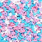 Unicorn Sprinkles for Cake Decorating 3.17 ounce Edible Blue Pink Purple Sprinkles Mix Topper Cookie Confetti Sprinkles for Cupcakes Candy Cream Chocolate Cake Decor for Birthday Princess Christmas Party by cobakey-DessertDecorations