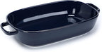 6 Quart Large Rectangular Baking Dish, 16x11 Inches Ceramic Baking Pan by Roeveca