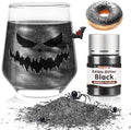 Edible Black Glitter,Cake Decorating,Cupcakes Topper,Black Shimmer Powder by Sugarzy