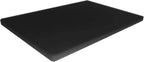 Large Poly Cutting Board, 18x12 Inch Black, 3/4" Thick, BPA Free and Dishwasher by ThirteenChefs