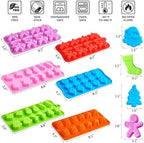 Christmas Chocolate Silicone Molds, 6 PCS - Image 2