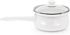 Golden Rabbit Enamelware Sauce Pan by GoldenRabbitEnamelware