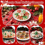 Edible Christmas Sprinkles for Cake Decorating,Red Green White Sprinkle - Image 5
