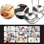 304 Stainless Steel Double Ladles Holder Vertical Spoon Rest Cooking Utensils - Image 5