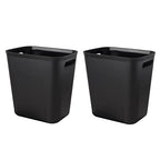 UUJOLY Plastic Trash Can Wastebasket, Garbage Container Basket by UUJOLY