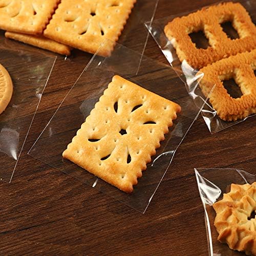 3x5 In Cookie Bags Clear Self Sealing Cellophane Treat Bags 200Pcs - Image 3