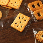 3x5 In Cookie Bags Clear Self Sealing Cellophane Treat Bags 200Pcs - Image 3