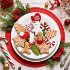 12Pcs Christmas Cookie Cutters Variety Pack, Metal Holiday Cookie Cutters - Image 2