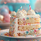 Rainbow Sprinkles Jimmies 1.98 Pounds Container, Sprinkles For Cake Decorating, Cake Sprinkles, Sprinkles For Baking, Ice Cream Toppings & More, The Hampton Candy Company - Image 5