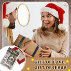 Moucuny 4 Pcs Christmas Jesus Religious Table Decor Christian Wooden Signs - Image 4