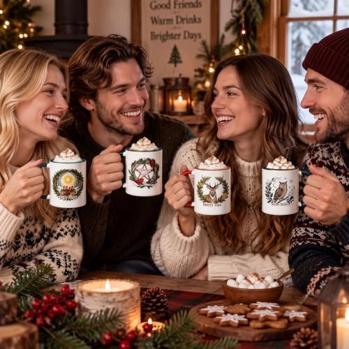 Didaey 6 Pcs Yule Winter Solstice Ceramic Mug for Women - Image 6