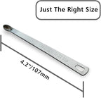 5PCS 1/32 Teaspoon Single Tiny Measuring Spoon, Small Individual Stainless - Image 2