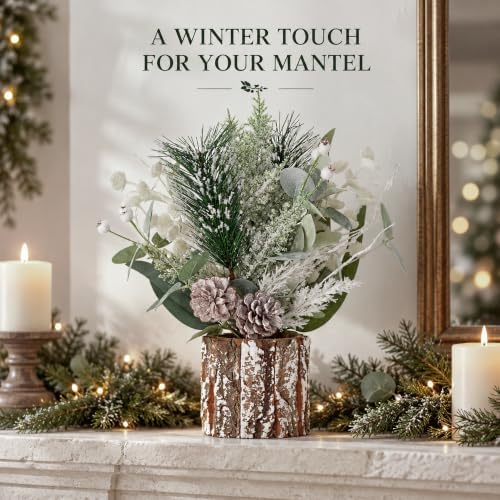 Winter Decor, Christmas Winter Decorations Centerpieces for Home Table - Image 4