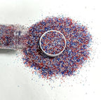 Edible Red White and Blue Sanding Sugar Sprinkles 142g/ 5.01oz Patriotic Sugar Crystals for cake decorating Ice Cream Toppings and Cookie Decorating for Independence Day - Image 2