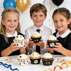 600 Pack Graduation Cupcake Liners Congrats Grad Baking Cups Standard Size Grad Muffin Liners for Graduation Birthday Party Candy Cake Decorations Supplies - Image 5