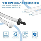 Yofidra Soap Dispenser for Kitchen Sink: Built in Sink Soap Dispenser Pump - Image 9