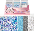 Frozen Sprinkles, Blue Purple Winter Snowflake Sprinkles for Cakes, 180g by Unknown