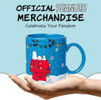 Silver Buffalo Peanuts Snoopy Holiday Foil, Ceramic Mug, 20oz - Image 4