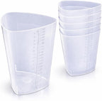 Vakly Plastic Graduated Triangular Intake Output Container 32 ounce Three-Sided by Vakly