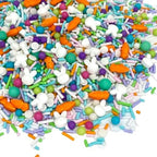 Manvscakes Sprinkles- Edible Cake and Cupcake Sprinkles with Assorted Shapes and Sizes for Parties, Metallic Sprinkle Mix for Cookies, Ice Cream, Cake and Cupcake Decorating, 4 oz (Pastel Easter) - Image 3