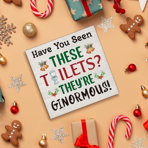 Christmas Bathroom Decorations - Funny Christmas Vacation Decor - Image 4