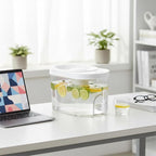 GLEAVI Beverage Dispenser with Spigot: Family Fridge Pitcher - Image 6