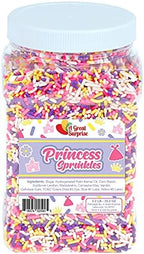Princess Sprinkles Bulk - 2.2 LB - Bulk Princess Toppings - Sprinkles - BULK Jimmies - Image 2