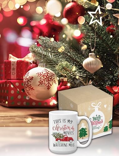 This Is My Christmas Movies Watching Coffee Mug, 15 oz - Image 6